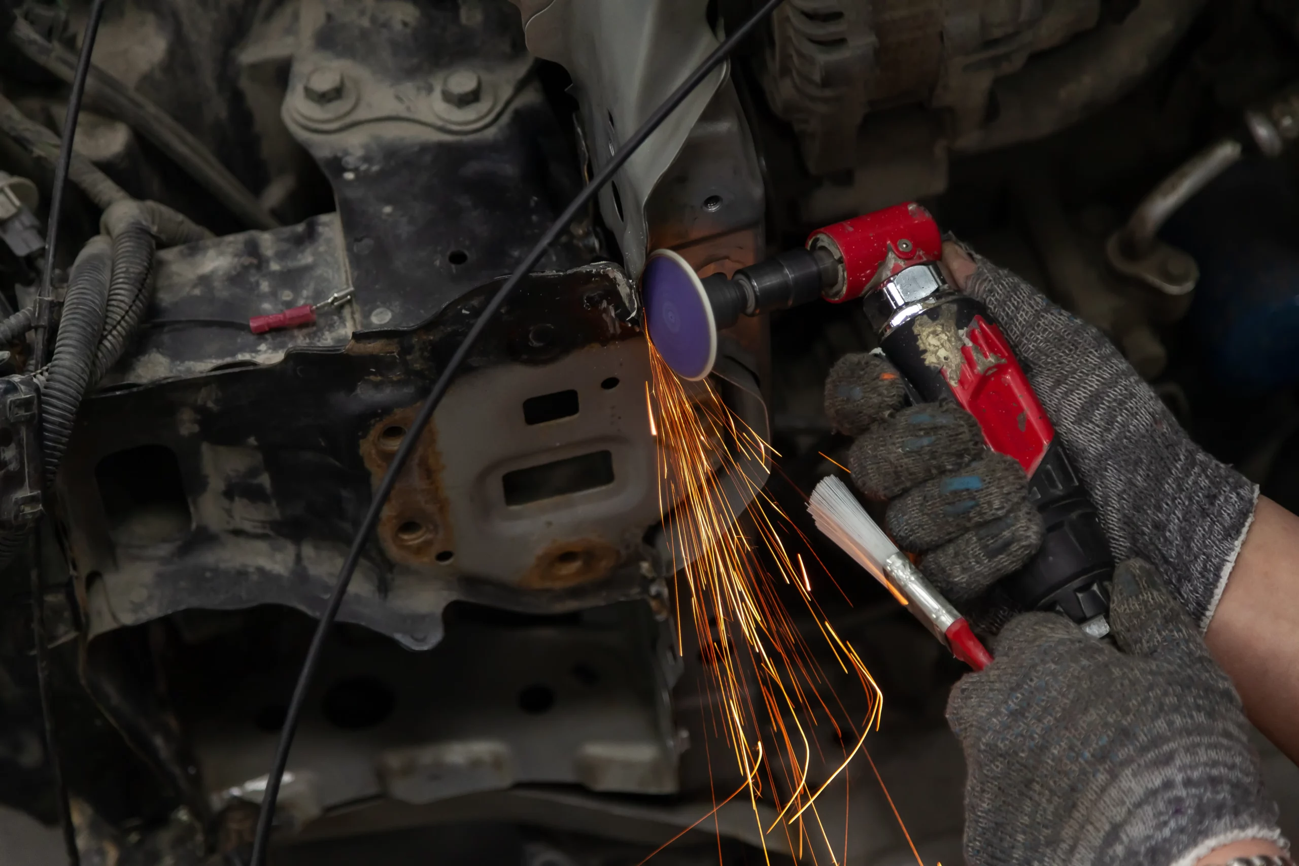 électrode de soudure pour les réparations automobiles